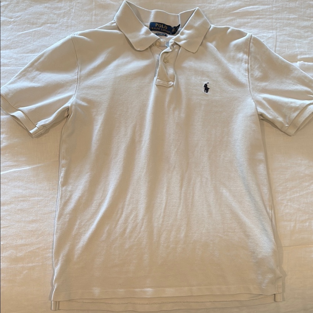 Polo Ralph Lauren white with navy pony Polo Shirt